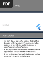 Flutter AlertDialog 1