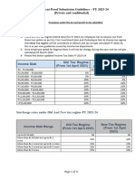 Guidelines For Submission of Investment Proof FY 2023-24