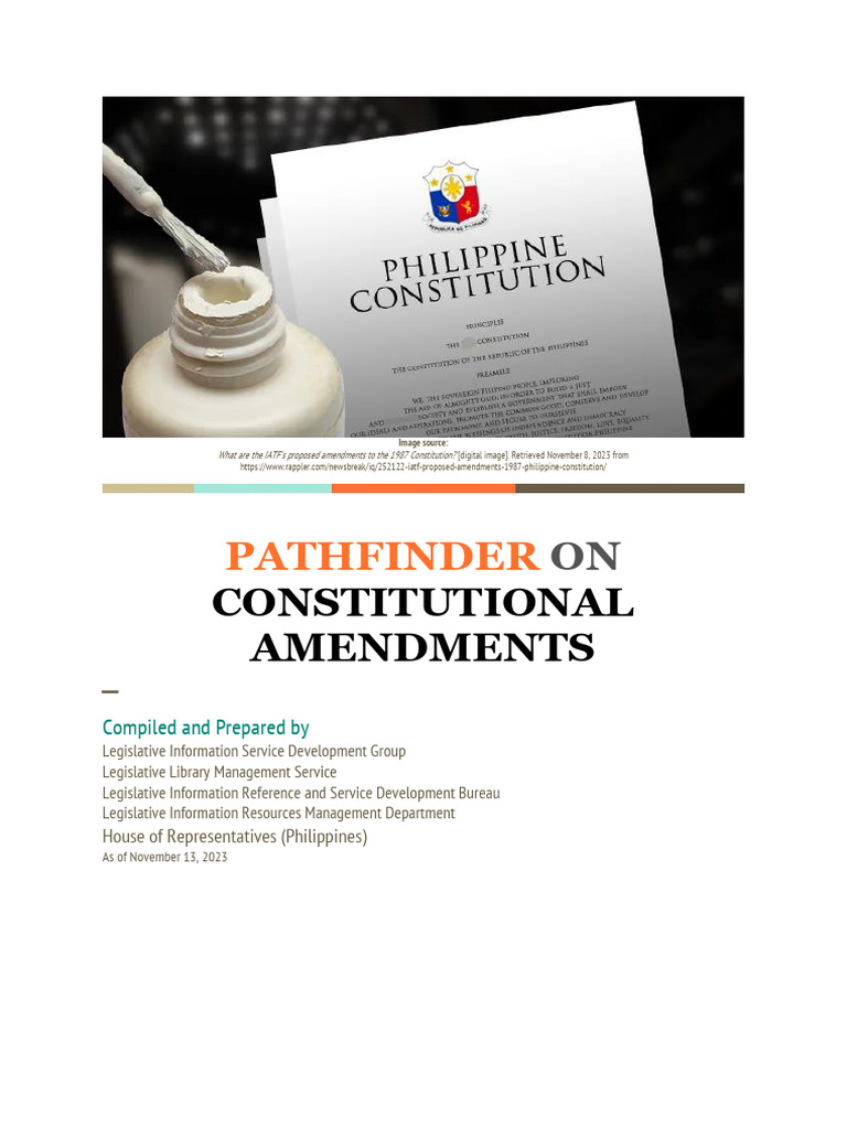 IATF Proposed Amendments Overview | PDF | Constitutional Amendment ...