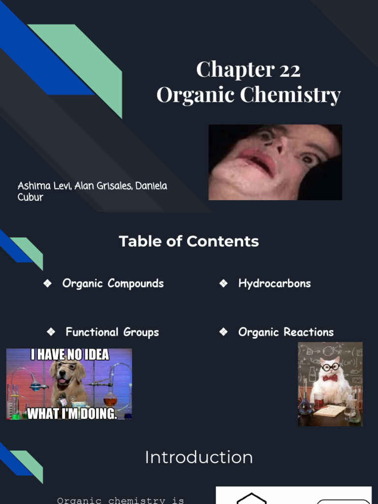 Chapter 22 Organic Chemistry | PDF | Alkane | Acid