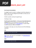 2.create React App