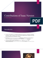 Contributions of Isaac Newton (Autosaved)