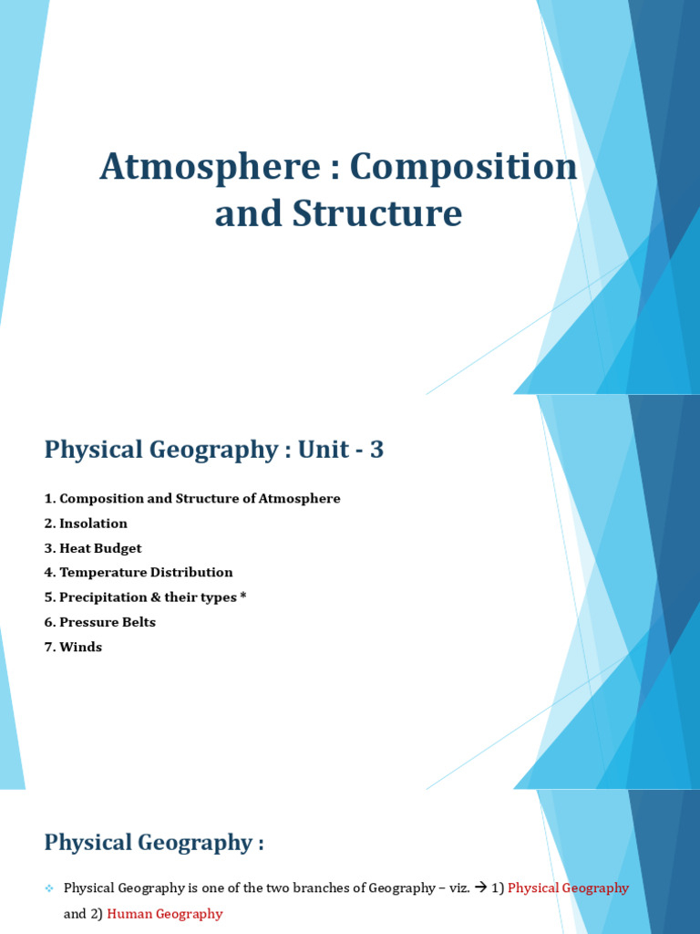 Atmosphere - Composition and Structure | PDF | Atmosphere Of Earth ...
