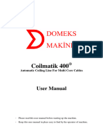 COILMATIK400 Manual