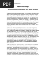 Chapter 3 Hierarchy of Norms in International Law