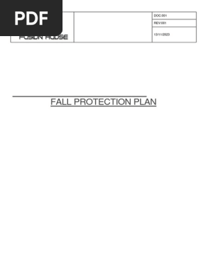 16.1 Fall Protection Plan