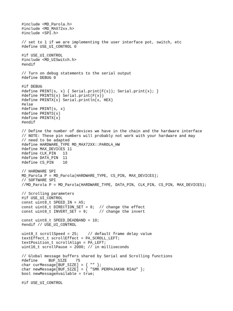Code Ardiuno Led | PDF | Interface (Computing) | Software Engineering