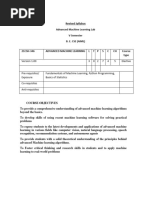 AML - Theory - Syllabus - Chandigarh University