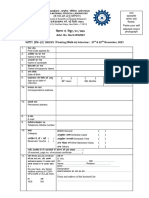 CSIR-NPL - Project Staff - Applicaton - Form