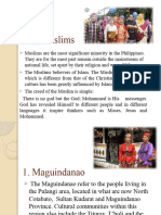 Cultural Communities in Mindanao