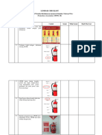 Lembar Checklist Pemenuhan Standarisasi APAR (International NFPA 10 Standard)