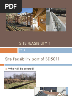 Site Feasibility 1 - Site Investigation and Restrictions 2019