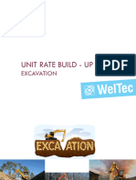 Unit Rate Build - Up Excavation