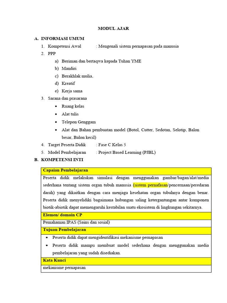 Aisyah dwi septiana modul ajar pernapasan manusia kelas 5 fase c 1 pdf