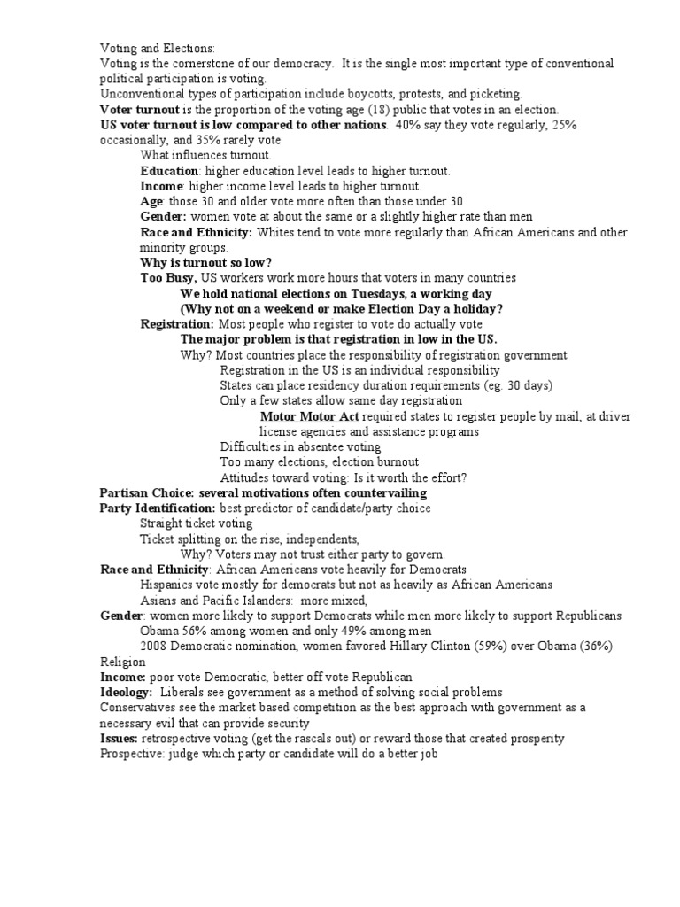 Understanding U.S. Voting and Elections | PDF | Primary Election ...