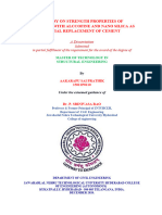 A Study On Strength Properties of Concrete With Alccofine and Nano Silica As Partial Replacement of Cement