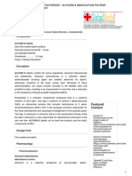 Alfuzosin + Dutasteride Alfusin-D Medication Patient Information