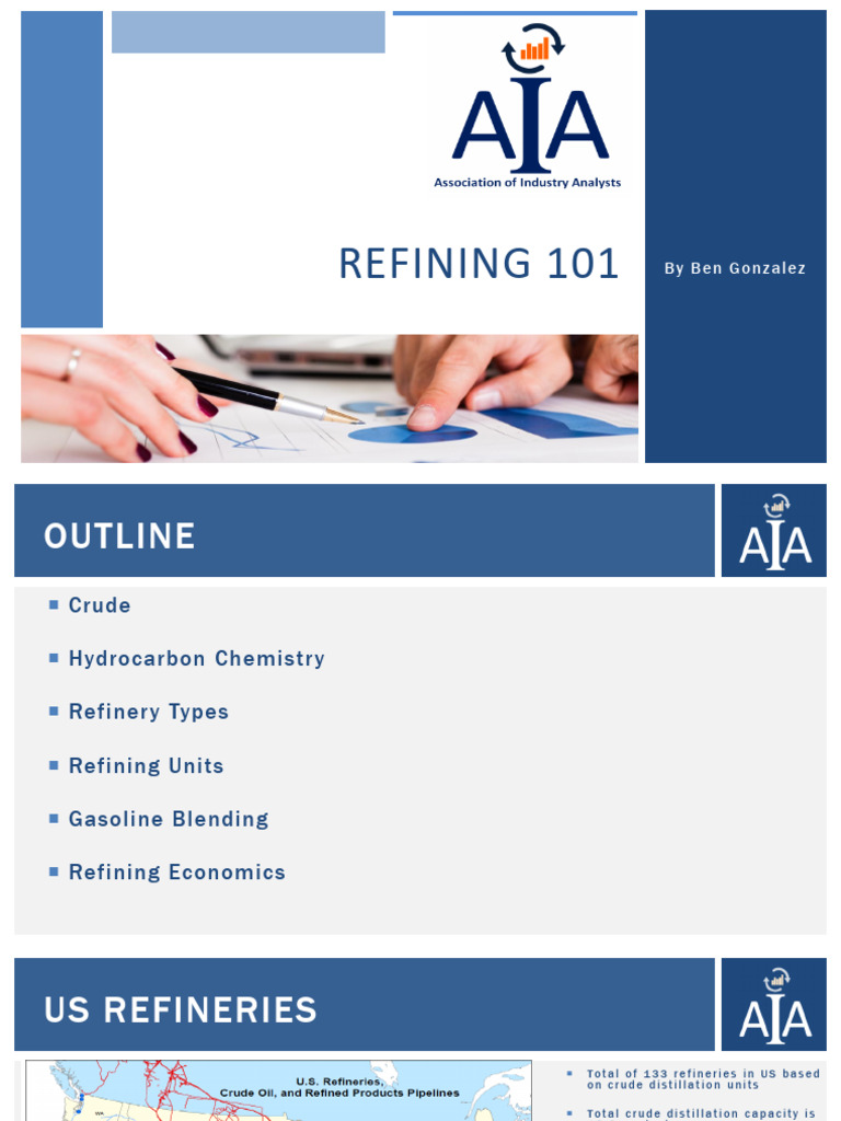 2023 Refining 101 Pdf Petroleum Oil Refinery