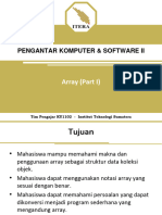 Pertemuan 12 - Array (I)