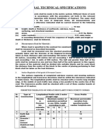 0.1. General Techical Specification - Road