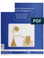Manual de Laboratorio de Química Inorgánica I - Hugo Eduardo Solis Correa, (Et Al.)