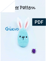 Guevo Llavero Conejo PDF Patron Gratis