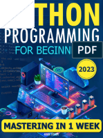 Mark Gowen - Python Programming For Beginners - The Simplified Beginner's Guide To Mastering Python Programming in One Week-Independently Published (2023)