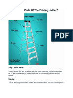 Parts of The Foladderlding Ladder