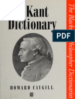 A Kant Dictionary - Caygill, Howard - 1996 - Oxford - Blackwell - 9780631175346 - Anna's Archive