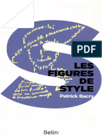 Patrick Bacry - Les Figures de Style - Belin (1992)