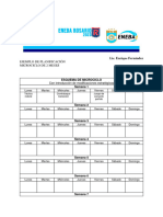 Ejemplo de Planificación