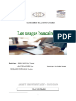 Les Usages Bancaires