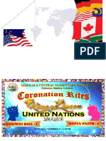 Program United Nation Coronation