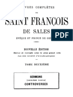Oeuvres Completes de Saint Francois de Sales (Tome 2)