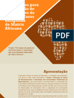 Cartilha PDF - MP Orientação para Legalização Matriz Africana