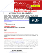 Boletín Diario de Empleo Público (13 de Noviembre de 2023)