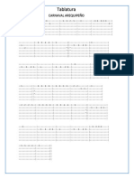 Tablatura Guitarra Carnaval Arequipeño