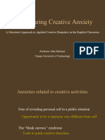 Restructuring Creative Anxiety