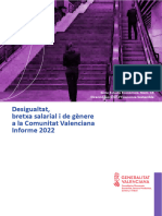 13 - Estudis Econòmics. Núm. 13 - Desigualtat, Bretxa Salarial I de Gènere en La Comunitat Valenciana. Informe 2022