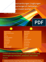 TUGAS MANAJEMEN Bu Sonda Contoh Dan Kesinambungan Lingkungan Politik Yang Memengaruhi Kebijakan, Pelayanan, Dan Model Asuhan