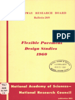 Flexible Pavement Design Studies: National Academy Off Sciences-National Research Council