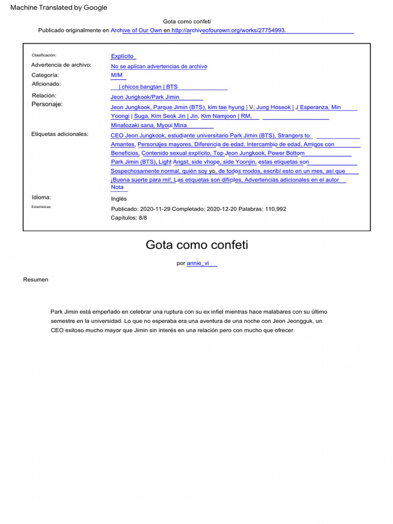 Drop Like Confetti PDF