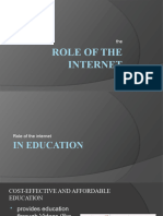 Role of The Internet