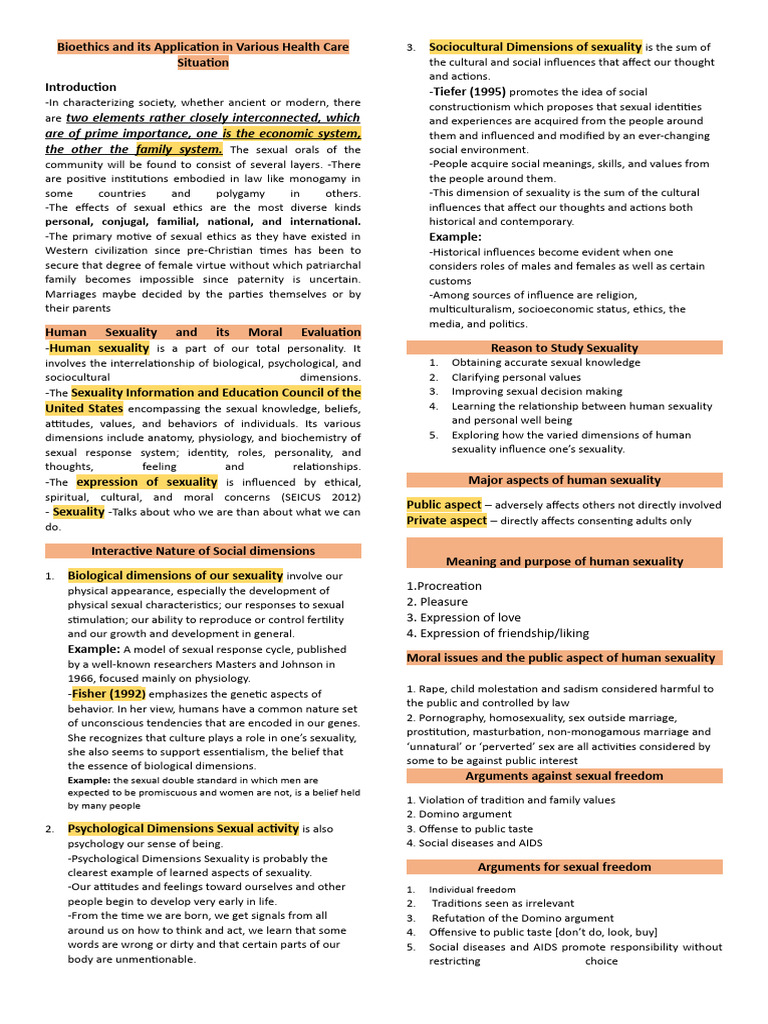 Bioethics And Its Application In Various Health Care Situation Pdf