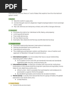 International Relations Theories