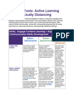 Active Learning While Physically Distancing