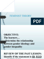 Topic 8 - Feminist Theory