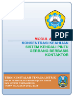 Modul Ajar Teknik Instalasi Tenaga Listrik - SISTEM KENDALI PINTU GERBANG BERBASIS KONTAKTOR