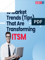10 Market Trends That Are Transforming ITSM Industry