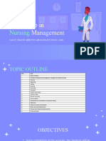 I.leadership in Nursing Management